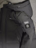 雅鹿羽绒服男士短款韩版潮流工装青年时尚休闲加厚外套 黑色 170  实拍图
