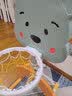 幼贝臣儿童篮球架玩具可升降男孩女孩多功能运动健身玩具宝宝室内投篮框 绿橙加高款+高尔夫（送加固器） 实拍图