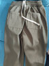 雅鹿裤子男春秋季薄款港风修身男士宽松束脚运动长裤大码工装休闲裤男 绿色【加绒款】 加绒 XL 【建议体重120-140斤】 实拍图
