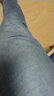 真维斯（Jeanswest）夏季薄款牛仔裤男冰丝修身直筒潮牌男裤新款弹力男士长裤子 蓝色 38 码 实拍图