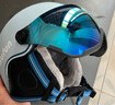 酷峰滑雪头盔雪镜一体护目眼镜雪盔男女儿童单双板专业护具防雾装备 蓝色  M（适合头围55-58CM） 实拍图