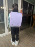 coulomb/库仑书包小学生日本进口书包儿童护脊大容量一到六年级几何款 紫罗兰儿童书包 晒单实拍图