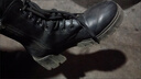 大东女士真软皮马丁靴2025新款秋冬单靴厚底内增高靴子加绒英伦风短靴子女 黑色加绒 38 实拍图