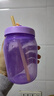 特百惠（Tupperware）吸吸罐550ml女生学生密封带吸管水杯子夏季自制饮品奶昔 冰沙紫 实拍图