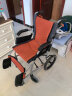 KARMA康扬轮椅超轻量可折叠轻便老年人残疾铝合金高端便携免充气小轮旅行家用手动轮椅车KM-2501 实拍图