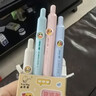咔巴熊 兜兜笔口袋中性笔黑色0.5mm ST笔尖高颜值创意学生按动专用笔 萌宠派对4支装 实拍图