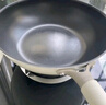 三禾微纳无涂层不粘炒锅不锈钢炒菜锅无油烟含钛锅具30cm雾月白配钢铲 实拍图