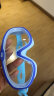 匹克连体耳塞儿童泳镜男女童大框高清防雾防水透明游泳眼镜装备蓝色 晒单实拍图