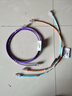 PANDUIT 泛达超六类细网线CAT6A类跳线家用电脑宽带POE监控万兆高速成品线 赤茶橘 0.5米 实拍图