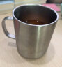无印良品（MUJI）不锈钢双层马克杯 大容量男女办公学生水杯茶杯咖啡杯 银色 490ml 实拍图