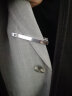 简约银色领带夹金属商务新郎结婚时尚水晶职业保安男士领带夹子 B款120(新款) 晒单实拍图