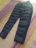 雅鹿羽绒裤女外穿冬中老年中腰加厚大码鸭绒棉裤子东北防寒雪地裤 1325藏青 M 推荐90-105斤 实拍图