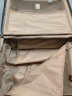 新秀丽（Samsonite）行李箱时尚竖条纹拉杆箱旅行箱拿铁咖25英寸托运箱GU9*13002 实拍图