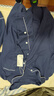京东京造【10A抑菌】A类一等品50支纯棉睡衣男睡衣秋冬情侣家居服绀青L 实拍图