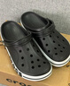 CROCS卡骆驰贝雅卡骆班|205089 黑色/白色-066 43(270mm)  实拍图
