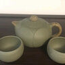 畅陶宜兴紫砂壶纯全手工原矿段泥茶壶整套茶具豆青砂清莲360cc 李晓璐 一壶两杯一公道套装 360ml 实拍图