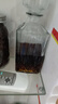 挽醉风水晶玻璃洋酒瓶加厚无铅红酒瓶摆件醒酒器威士忌瓶空瓶储酒瓶酒具 方钻底部花纹1000ml 实拍图