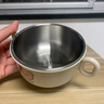 沃德百惠（WORTHBUY）儿童辅食碗餐具套装宝宝学吃饭幼儿园带手柄防摔防烫牛奶杯碗勺叉 双耳碗 实拍图