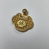 六桂福珠宝黄金吊坠女款足金999福字锁包挂坠项链新年礼物送女友生日 4.55g【不含链】 实拍图