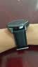 CangHua 适用小米手表表带真皮xiaomi watch5/S5/S4/S4 Sport/S3/S2/S1/S1Pro/color2小牛皮商务腕带 黑色 实拍图