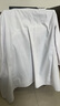 型彬白大褂长袖护士服医生大码加肥男女学生化学实验服加厚纯棉白大衣 中厚款（松紧袖口） 4XL 190XXXXL 实拍图