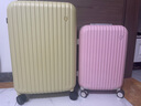 ITO行李箱铝框箱男女大容量万向轮托运拉杆箱小型密码箱登机箱旅行箱 灰烟紫 25英寸 需托运 实拍图