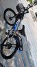 永久（FOREVER）儿童自行车6-12岁中小学生变速山地车男女单车脚踏车 白蓝色 22寸 晒单实拍图