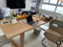 原始原素实木餐桌家用办公桌工作台书桌2.0米北欧日式大板长桌 晒单实拍图