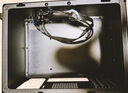 硕一商务办公电脑机箱台式机迷你小型手提桌面主机箱（M-ATX/ITX主板/ATX电源/0.6加厚板材） V200黑色手提【0.6MM钢板】顺丰发货 实拍图
