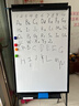 得力支架式白板60*90cm A型架带架夹纸磁性白板办公会议写字板海报广告展示架纸夹黑板 儿童画板 7890 实拍图