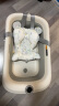 英氏（YEEHOO）婴儿宝宝洗澡盆可坐躺折叠新生儿大号浴盆儿童用品家用泡澡桶 晒单实拍图
