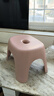 椅子奶油风家用小凳子加厚塑料凳可叠放耐用儿童凳学生寝室矮凳 樱花粉1个 实拍图