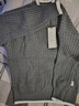 JEEP SPIRIT吉普毛衣男秋冬季休闲针织衫男士保暖毛线衣男装 灰色 XL  实拍图