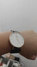 丹尼尔惠灵顿（DanielWellington）dw手表男简约时尚瑞典男士手表石英欧美腕表送男友送父亲节日礼物 金色边尼龙白盘DW257-40MM 实拍图
