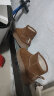 GIOIO加绒雪地靴女外穿厚底2023年冬季新款皮毛一体短筒靴加厚防滑棉鞋 卡其色 37 实拍图