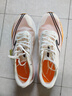 鸿星尔克极风2跑步鞋新款男鞋竞速专业跑鞋青少年中考体育体测鞋训练鞋 橙风破浪 微晶白/竞技橙（男） 41 实拍图