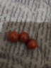 彩荷原矿火焰纹南红玛瑙圆珠桶珠散珠隔珠DIY配珠星月金刚菩提配饰 火焰纹南红玛瑙圆珠约12mm/颗 实拍图