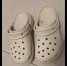 【95成新】卡骆驰（crocs）女鞋厚底云朵洞洞鞋户外休闲时尚一脚蹬沙滩鞋 206750-100 37-38 实拍图