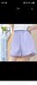 夏季儿童短裤外穿冰丝速干2024新款女童运动裤薄款女大童裤子夏装 紫色 140 实拍图