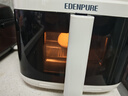 宜盾普（EdenPURE）空气炸锅大容量7L家用炸锅透明可视触屏多功能炸锅蒸汽烤一体智能全自动不用翻面无油低脂EDC-ZG5 蒸烤炸一体丨白色 7L 实拍图