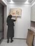 顺吉祥利 猫咪电表箱装饰画遮挡配电箱电闸盒开箱多媒体挂画开关餐厅壁画 B8017平安喜乐寓意 50*40cm(遮挡40*30)掀盖黑框 实拍图