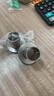 致诺304不锈钢法兰座 窗帘座挂衣架衣柜衣杆托座高脚圆管侧装法兰底座 高脚304材料（带装饰盖） 25MM（一个价） 实拍图