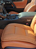 CORRIDOR汽车真皮坐垫腰靠驾驶位座椅奔驰S级迈巴赫头层牛皮软包高端升级 红旗棕一套 坐垫+靠背 实拍图