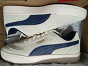 彪马（PUMA）经典复古透气小白鞋男女百搭休闲板鞋运动鞋CAVEN 391939 杏仁糖色-海军蓝-09 44.5 实拍图