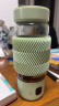 飞利浦（PHILIPS）养生壶电炖杯高硼硅玻璃烧水杯子便携带茶漏电热杯迷你办公室煮茶送礼品 AWP2776绿色[带茶漏] 0.4L 实拍图