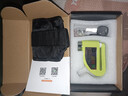 IZTOSS 防水碟刹锁报警器摩托车锁防盗锁自行车碟锁电动车盘刹锁荧光绿 实拍图