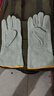 亿品牛皮电焊手套耐磨防烫耐高温焊工焊接加厚柔软防开线劳保防护 长全皮电焊手套：加固款 均码 实拍图
