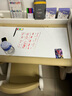 曼龙儿童学习桌椅套装小学生书桌学习桌宝宝书桌写字桌游戏桌 桌面可绘画 摩卡棕【适合3-8岁】 实拍图