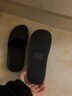 网易严选 EVA不臭脚玩趣彩虹拖鞋男女夏季浴室防滑情侣居家四季休闲 黑色 40-41 男M 实拍图