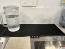 落枝花酒吧吧台防滑沥水垫隔热杯垫pvc橡胶垫调酒长方形酒杯杯子咖啡垫 60cm吧台垫 pvc软胶 实拍图